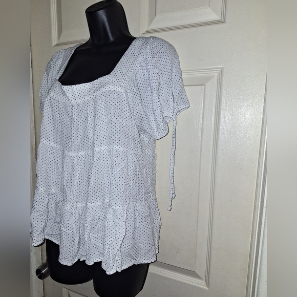 Maurices large polka-dot blouse - Picture 3 of 4